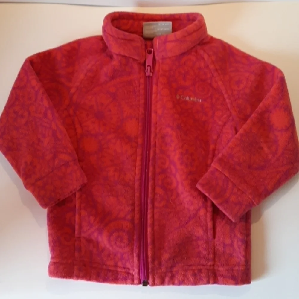 Columbia 12m 18m fleece jacket girls